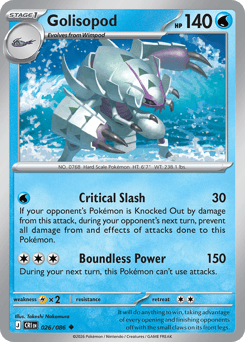 Golisopod - Chaos Rising - #26 - Pokemon TCG card