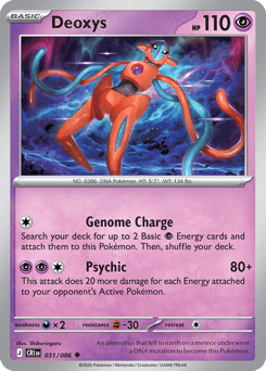 Deoxys #31 Deoxys - Chaos Rising - #31 - Pokemon TCG card