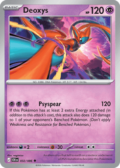 Deoxys #32 Deoxys - Chaos Rising - #32 - Pokemon TCG card