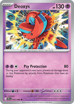 Deoxys #33 Deoxys - Chaos Rising - #33 - Pokemon TCG card