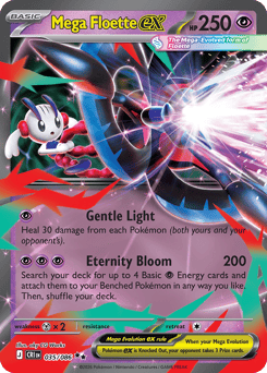 Mega Floette ex #35 Mega Floette ex - Chaos Rising - #35 - Pokemon TCG card
