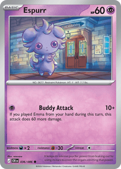 Espurr #36 Espurr - Chaos Rising - #36 - Pokemon TCG card