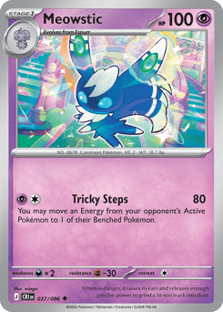 Meowstic #37 Meowstic - Chaos Rising - #37 - Pokemon TCG card
