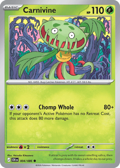 Carnivine #4 Carnivine - Chaos Rising - #4 - Pokemon TCG card