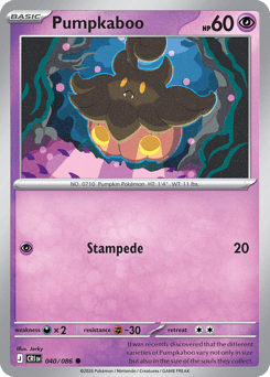 Pumpkaboo #40 Pumpkaboo - Chaos Rising - #40 - Pokemon TCG card