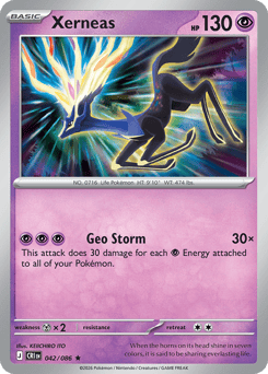 Xerneas - Chaos Rising - #42 - Pokemon TCG card