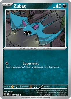 Zubat - Chaos Rising - #49 - Pokemon TCG card