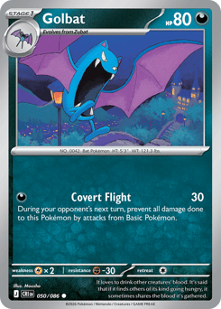 Golbat - Chaos Rising - #50 - Pokemon TCG card