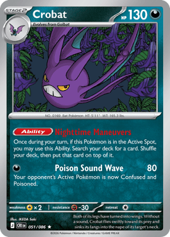 Crobat - Chaos Rising - #51 - Pokemon TCG card