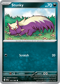 Stunky #53 Stunky - Chaos Rising - #53 - Pokemon TCG card