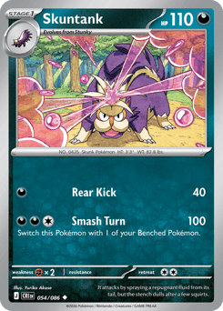 Skuntank #54 Skuntank - Chaos Rising - #54 - Pokemon TCG card