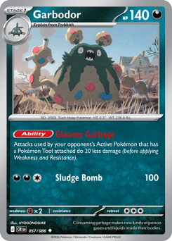 Garbodor #57 Garbodor - Chaos Rising - #57 - Pokemon TCG card