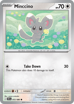 Minccino #72 Minccino - Chaos Rising - #72 - Pokemon TCG card