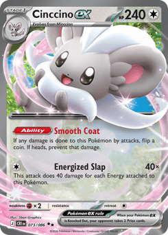 Cinccino ex - Chaos Rising - #73 - Pokemon TCG card