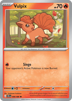 Vulpix - Chaos Rising - #8 - Pokemon TCG card