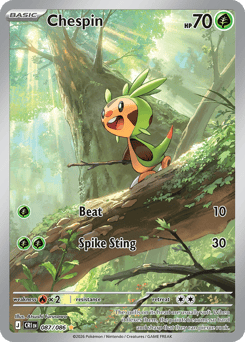 Chespin - Chaos Rising - #87 - Pokemon TCG card