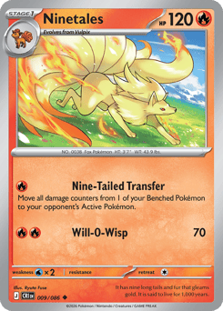 Ninetales #9 Ninetales - Chaos Rising - #9 - Pokemon TCG card