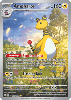 Ampharos #90 Ampharos - Chaos Rising - #90 - Pokemon TCG card