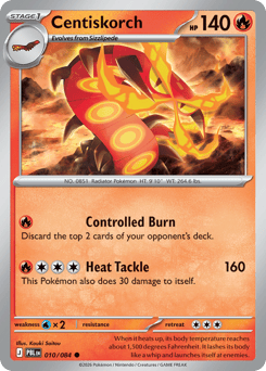 Centiskorch - Pitch Black - #10 - Pokemon TCG card