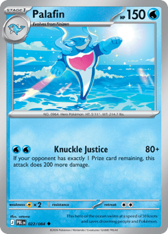 Palafin - Pitch Black - #22 - Pokemon TCG card