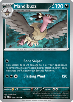 Mandibuzz - Pitch Black - #50 - Pokemon TCG card