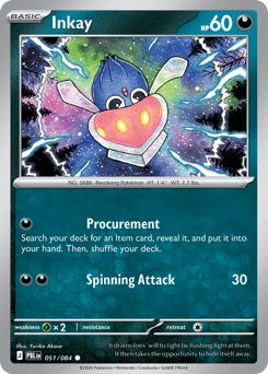 Inkay - Pitch Black - #51 - Pokemon TCG card