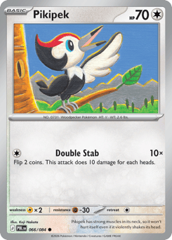 Pikipek - Pitch Black - #66 - Pokemon TCG card