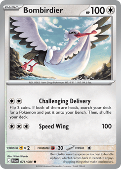 Bombirdier - Pitch Black - #71 - Pokemon TCG card