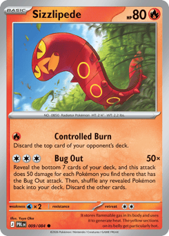 Sizzlipede - Pitch Black - #9 - Pokemon TCG card