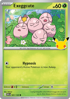 Exeggcute - 30th Celebration - #1 - Pokemon TCG card