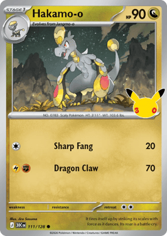 Hakamo-o - 30th Celebration - #111 - Pokemon TCG card