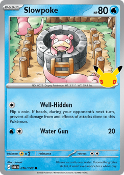 Slowpoke - 30th Celebration - #16 - Pokemon TCG card