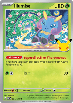 Illumise - 30th Celebration - #4 - Pokemon TCG card