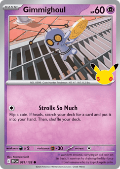 Gimmighoul - 30th Celebration - #81 - Pokemon TCG card