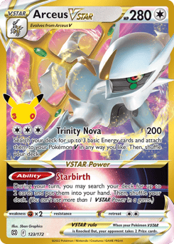 Arceus VSTAR - 30th Celebration: Classic Collection - #123 - Pokemon TCG card