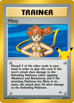 Misty - 30th Celebration: Classic Collection - #18 - Pokemon TCG card