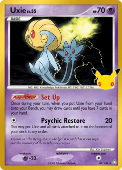 Uxie - 30th Celebration: Classic Collection - #43 - Pokemon TCG card