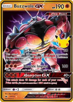Buzzwole-GX - 30th Celebration: Classic Collection - #57 - Pokemon TCG card
