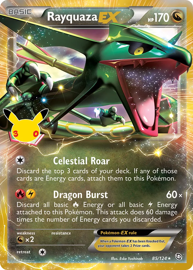 Rayquaza-EX - 30th Celebration: Classic Collection - #85 - Pokemon TCG card