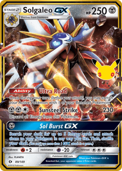 Solgaleo-GX - 30th Celebration: Classic Collection - #89 - Pokemon TCG card