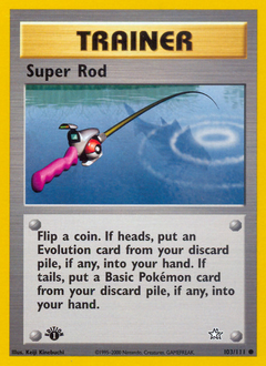 Super Rod - Neo Genesis - #103 - Pokemon TCG card
