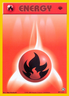 Fire Energy - Neo Genesis - #107 - Pokemon TCG card
