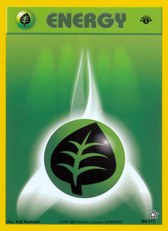 Grass Energy - Neo Genesis - #108 - Pokemon TCG card