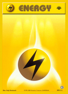 Lightning Energy - Neo Genesis - #109 - Pokemon TCG card
