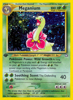 Meganium - Neo Genesis - #11 - Pokemon TCG card