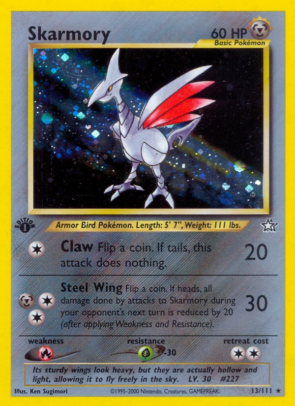 Skarmory - Neo Genesis - #13 - Pokemon TCG card