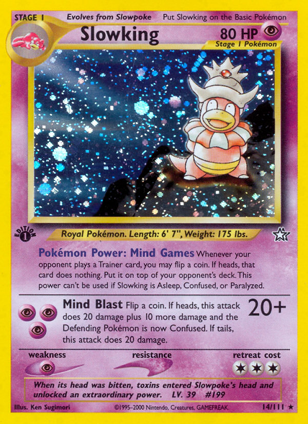 Slowking - Neo Genesis - #14 - Pokemon TCG card