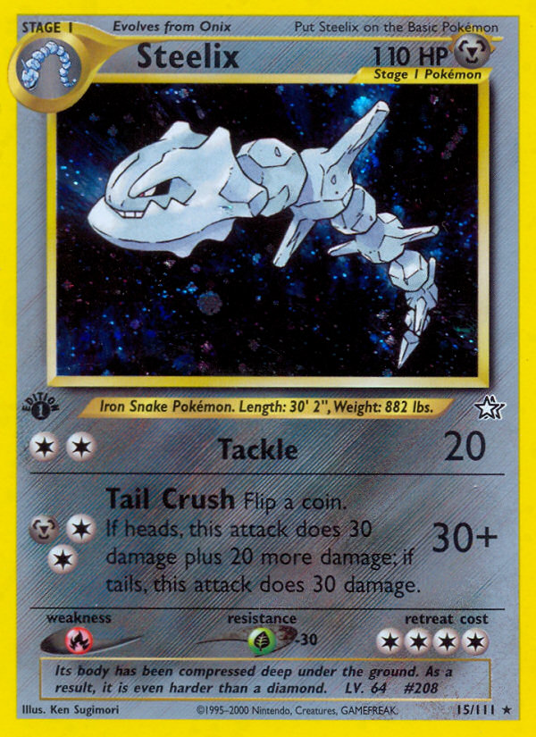 Steelix - Neo Genesis - #15 - Pokemon TCG card