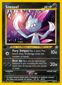 Sneasel #25 Sneasel - Neo Genesis - #25 - Pokemon TCG card