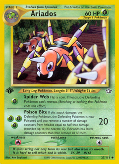 Ariados - Neo Genesis - #27 - Pokemon TCG card